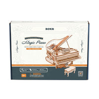 Modellino in 3d di un pianoforte a coda