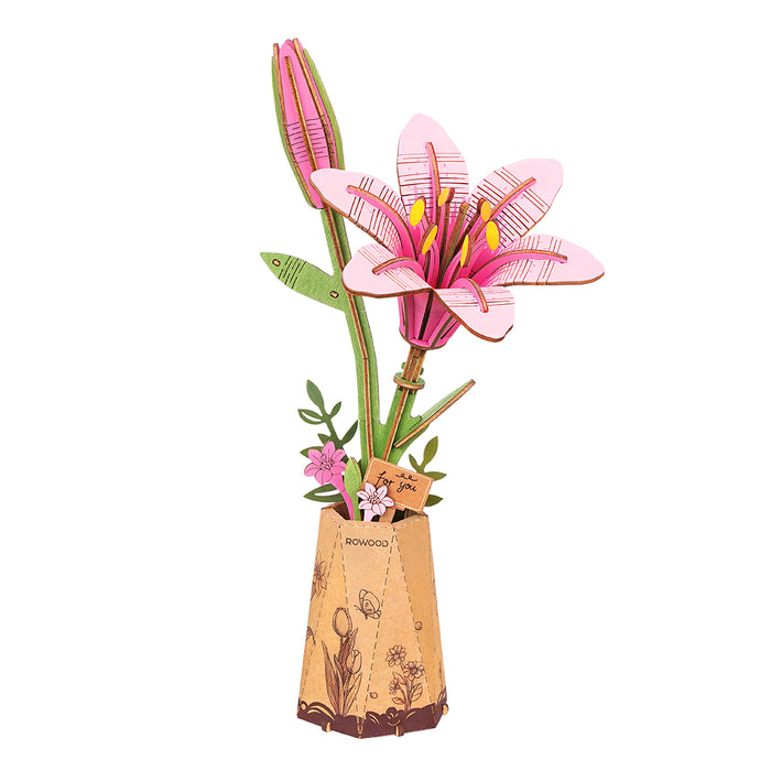 Puzzle in 3d Girasole.  Ideale  per collezionisti e appassionati di modellismo e DIY.