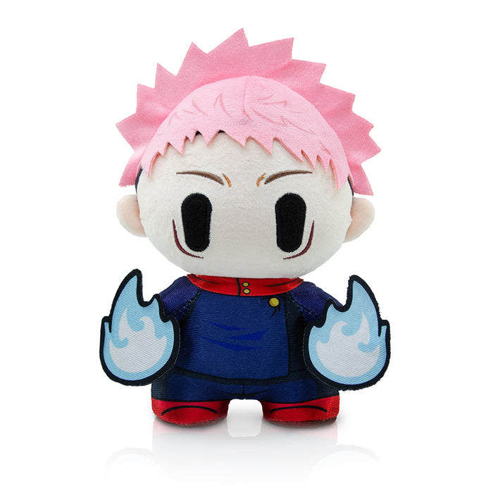 Plush artistico del personaggio Yuji Itadori della serie Jujutsu Kaisen.