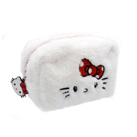 Beauty case fluffy bianco di Hello Kitty