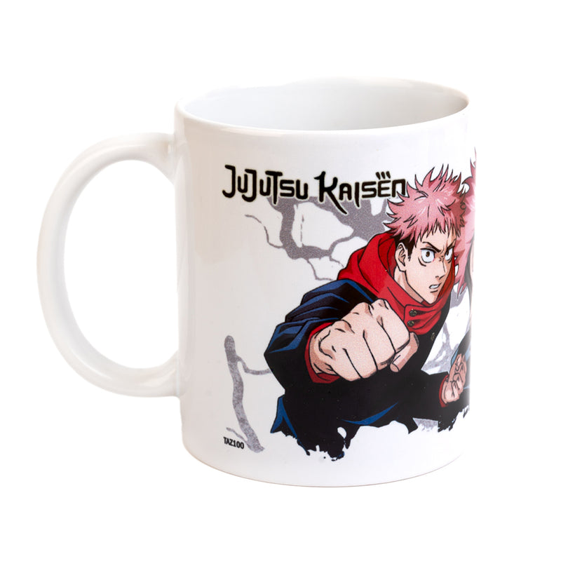 Tazza in ceramica della Serie Jujutsu Kaisen con i presonaggi Yuji e Sukuna
