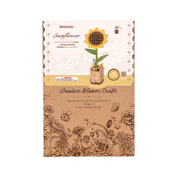 Puzzle in 3d Girasole.  Ideale  per collezionisti e appassionati di modellismo e DIY.