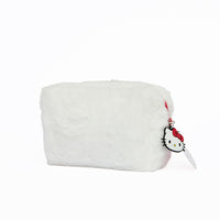 Beauty case fluffy bianco di Hello Kitty