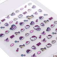 72 sticker e 24 strass per manicure di Hello Kitty