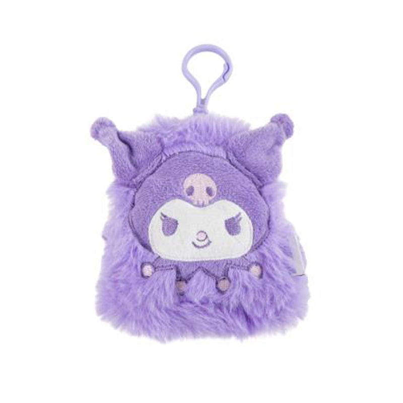 Portamonete rosa in peluche di Kuromi