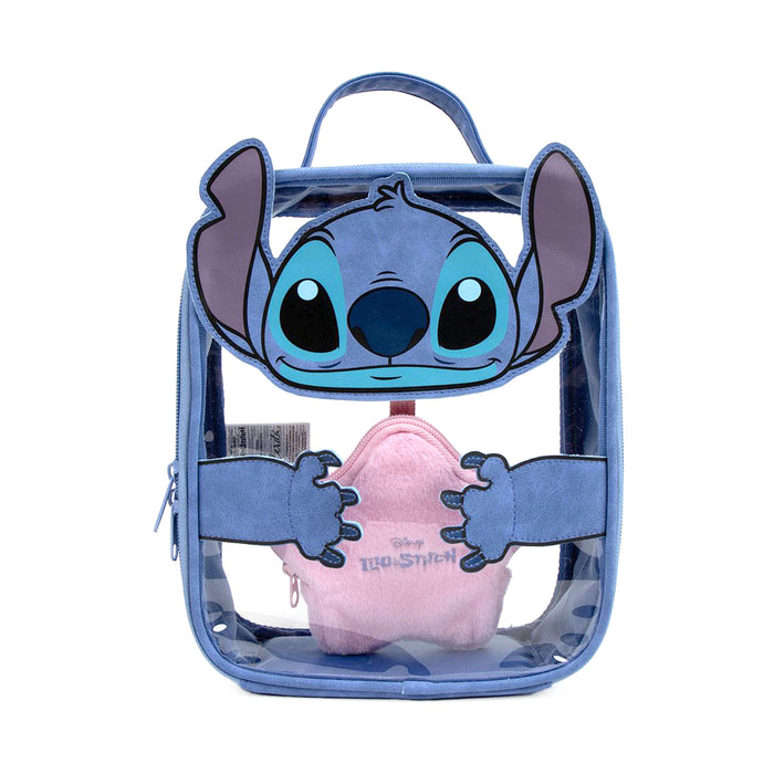 Beauty Case di Stitch,  contiene all'interno un grazioso astuccio in peluche a forma di stella.
