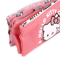 Astuccio a 3 scomparti di Hello Kitty con cerniere