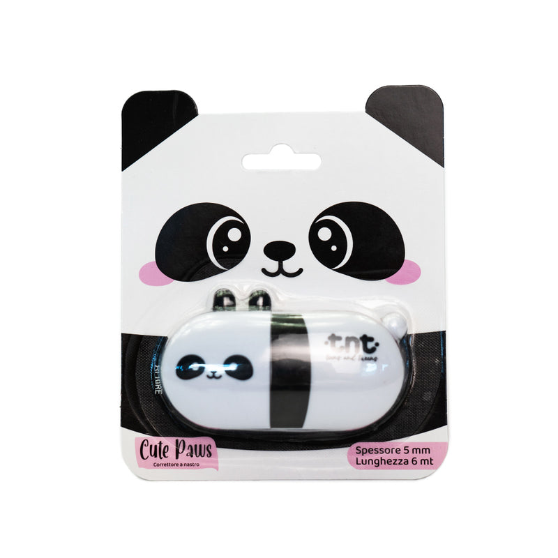 Correttore a nastro a forma di animaletto kawaii.