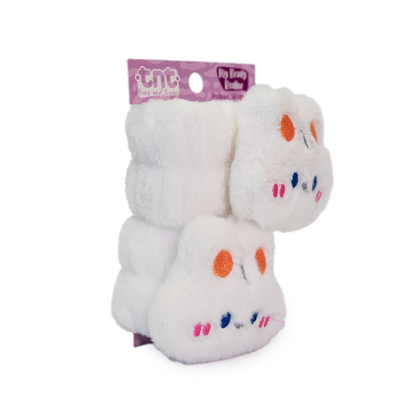 Set di due polsini con animaletti kawaii utili durante la skincare.