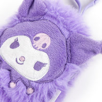 Portamonete rosa in peluche di Kuromi
