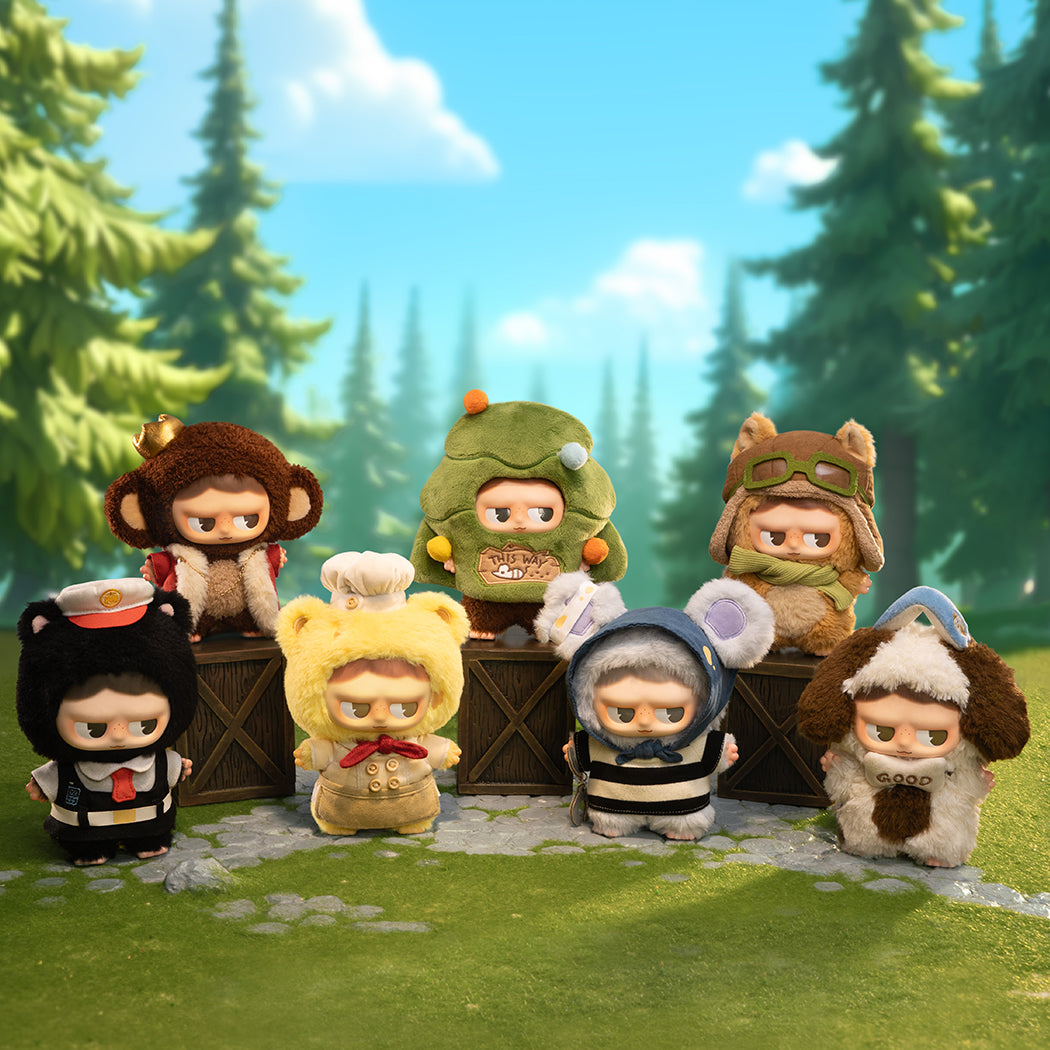 Blind Box della serie Monboo. Il dispettoso Monboo questa volta ti porta nella città immersa nel cuore della foresta