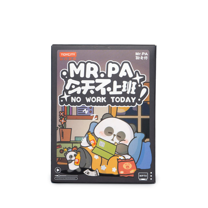 Blind Box della serie Mr Pa. Cosa fa il nostro amico Pa quando non va a lavoro? La collezione completa è composta da 8 personaggi più uno raro.
