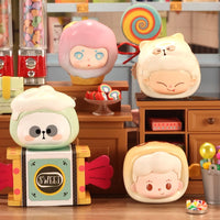 Blind Box della serie Food Shop. La serie è composta dai personaggi Laura, Monboo e Mr Panda versione food.