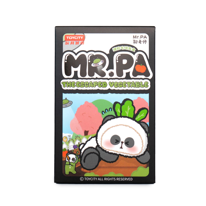 Blind Box della serie Mr Pa in versione ortaggio.
La collezione completa è composta da 6 personaggi più uno raro