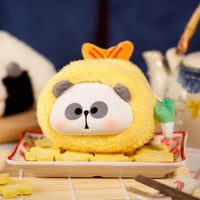 Blind Box della serie Mr Pa. Sushi, Hot Dog, Patatine? La collezione completa è composta da 6 personaggi più uno raro.