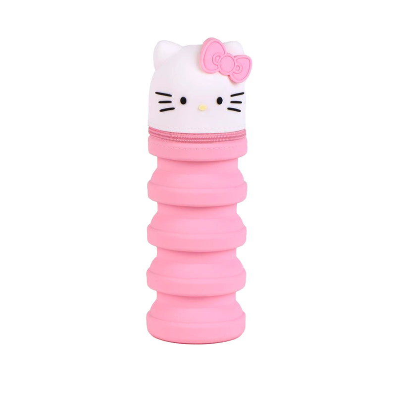 Astuccio pieghevole con i personaggi più iconici di Sanrio: Hello Kitty, My Melody e Kuromi.