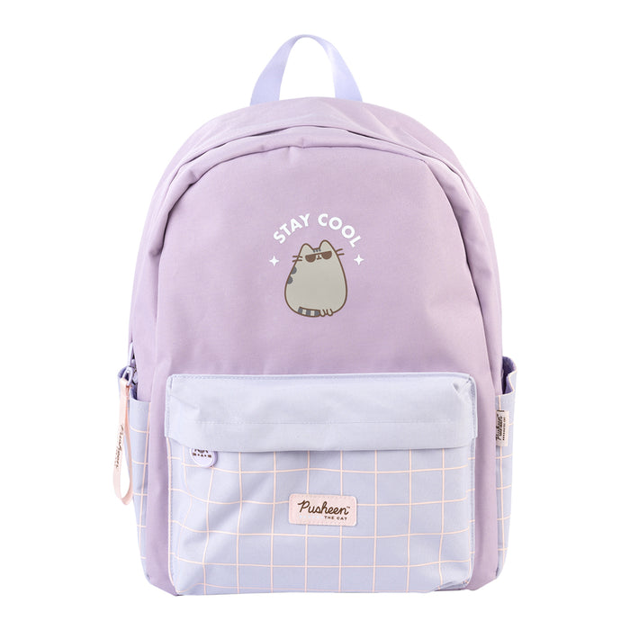 Zainetto lilla in poliestere del personaggio Pusheen