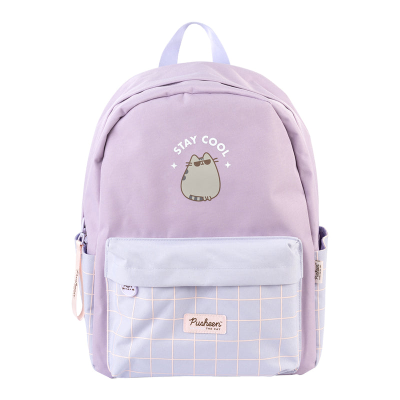 Zainetto lilla in poliestere del personaggio Pusheen
