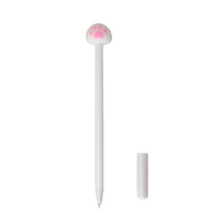 Penna gel ad inchiostro nero con gattino kawaii.La penna è disponibile con gattino nero, con gattino bianco, con zampetta nera e con zappetta bianca.