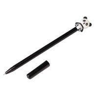 Penna gel ad inchiostro nero con panda kawaii.