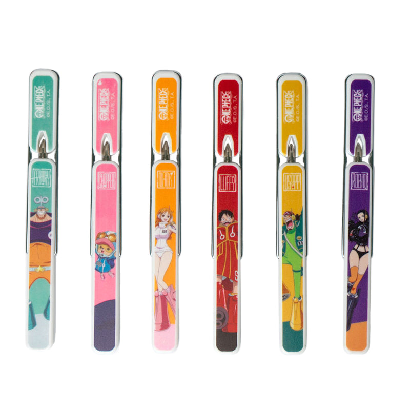 La penna snappy dal sapore vintage anni '80 si trasforma in un oggetto cool grazie a One Piece!
