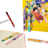 La penna snappy dal sapore vintage anni '80 si trasforma in un oggetto cool grazie a One Piece!