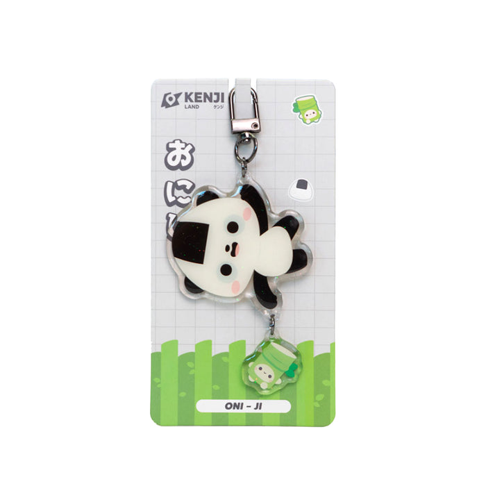 Simpatico portachiavi a forma di Panda in acrilico