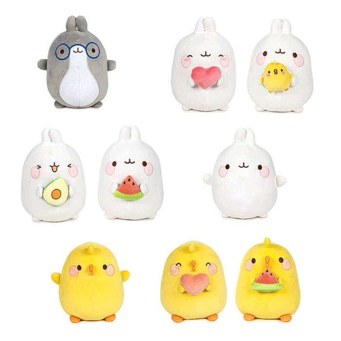 Il tenero coniglietto Molang e il suo amico Piu Piu aspettano solo un abbraccio!