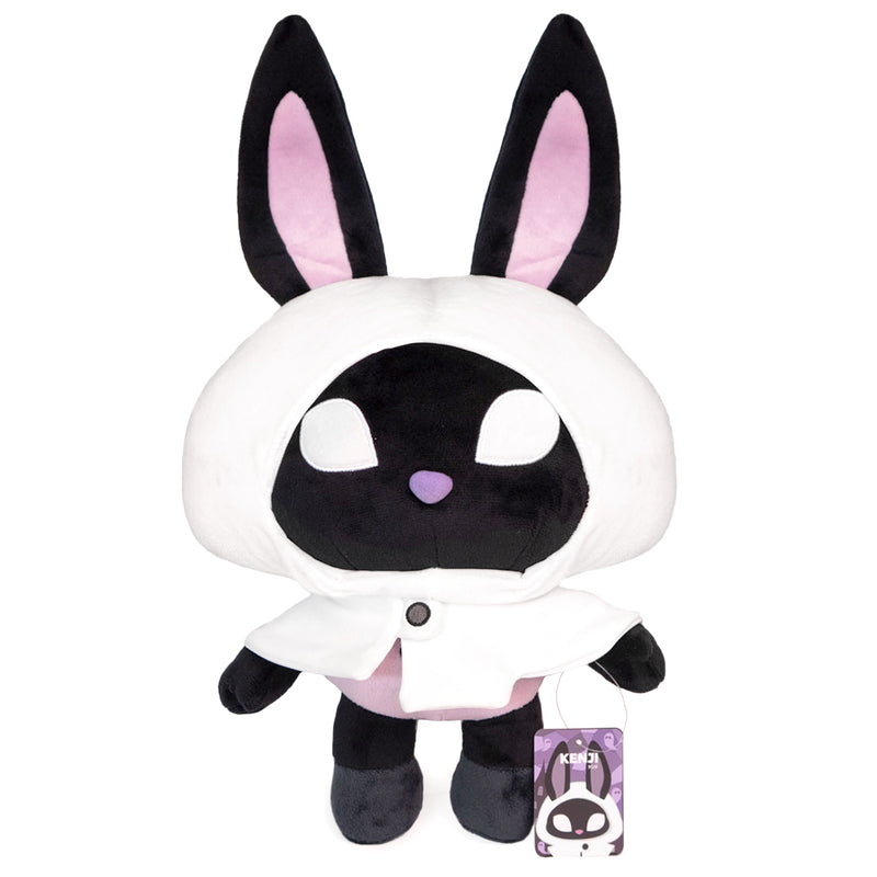 Peluche a foma di coniglio horror nero.