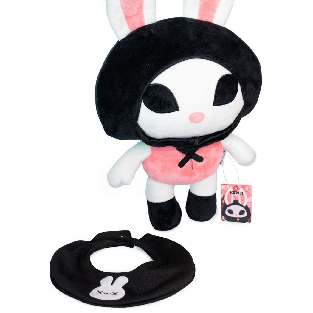 Peluche a foma di coniglio horror