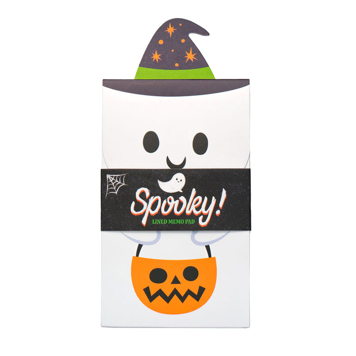 Block notes a tema Halloween con fogli a righe.