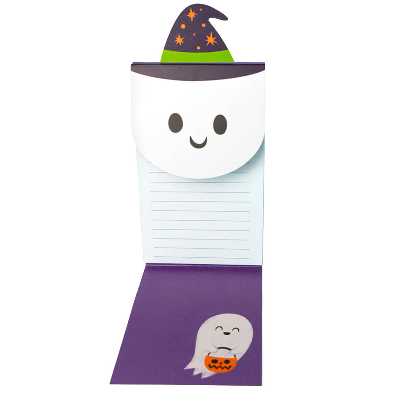 Block notes a tema Halloween con fogli a righe.