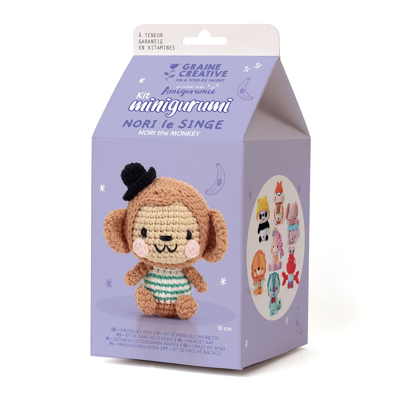 Kit completo per realizzare una simpatica scimmietta.