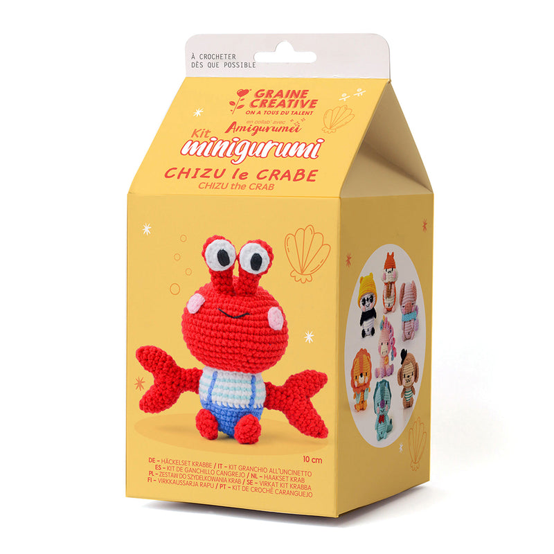 Kit completo per realizzare un simpatico granchietto.