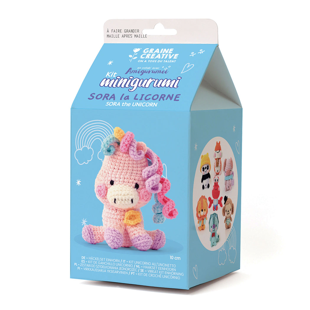 Kit completo per realizzare un tenero unicorno.