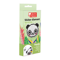 Kit completo per realizzare il mosaico di un panda.