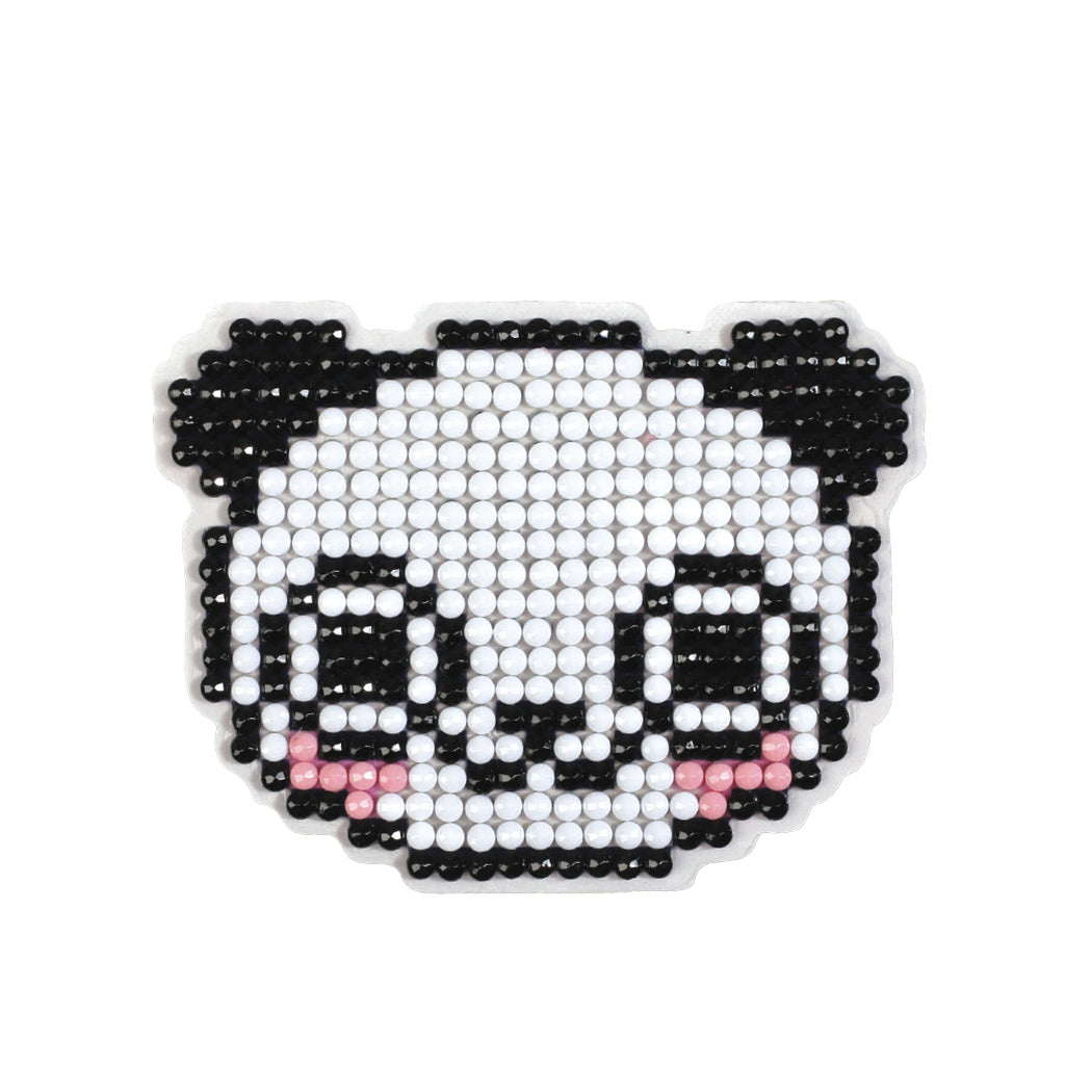 Kit completo per realizzare il mosaico di un panda.