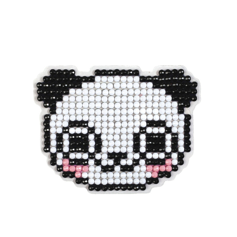 Kit completo per realizzare il mosaico di un panda.