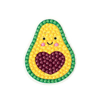 Kit completo per realizzare il mosaico di un avocado.