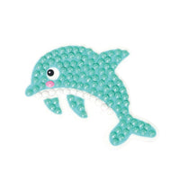 Kit completo per realizzare il mosaico di un delfino.