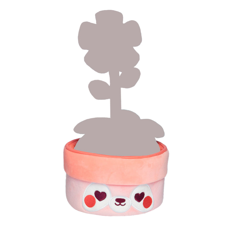 Plush a forma di vaso.