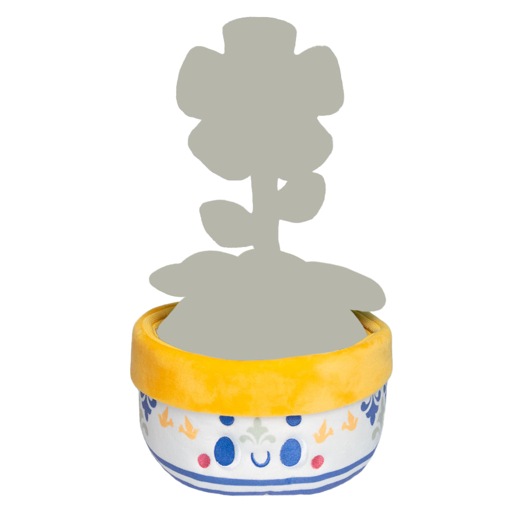 Plush a forma di vaso.