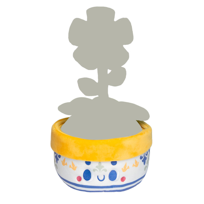 Plush a forma di vaso.