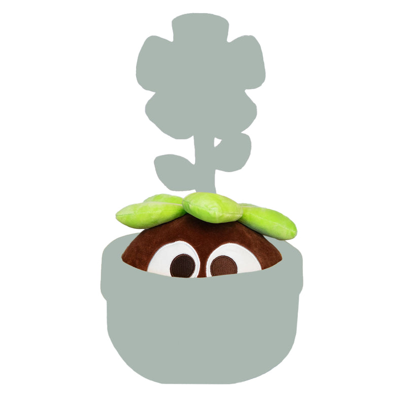 Plush a forma di pianta.