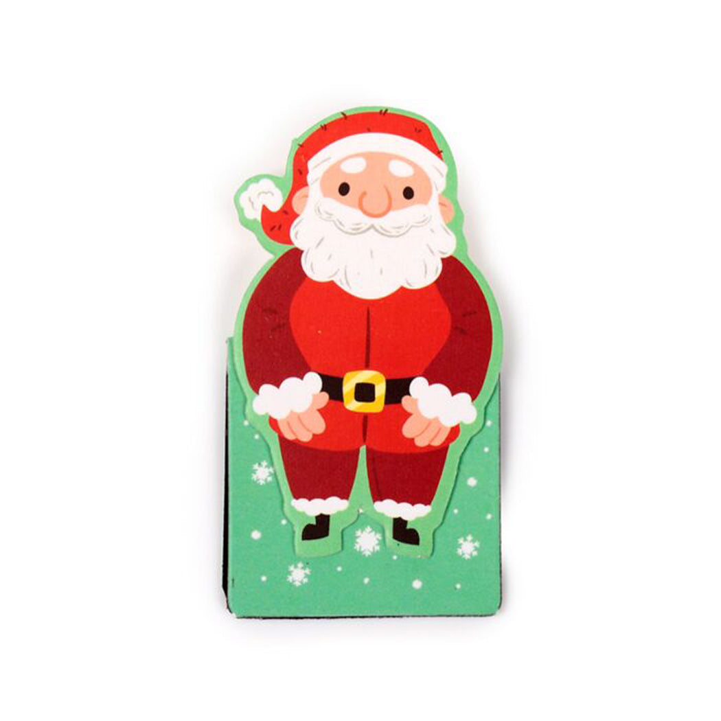 Set di segnalibri magnetici a forma di decorazioni natalizie.