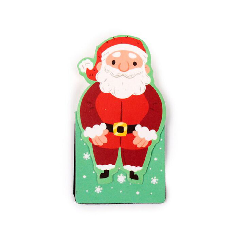 Set di segnalibri magnetici a forma di decorazioni natalizie.