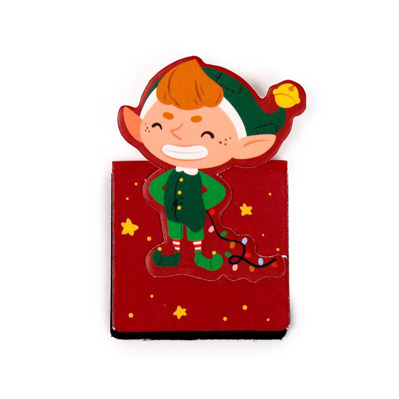 Set di segnalibri magnetici a forma di decorazioni natalizie.