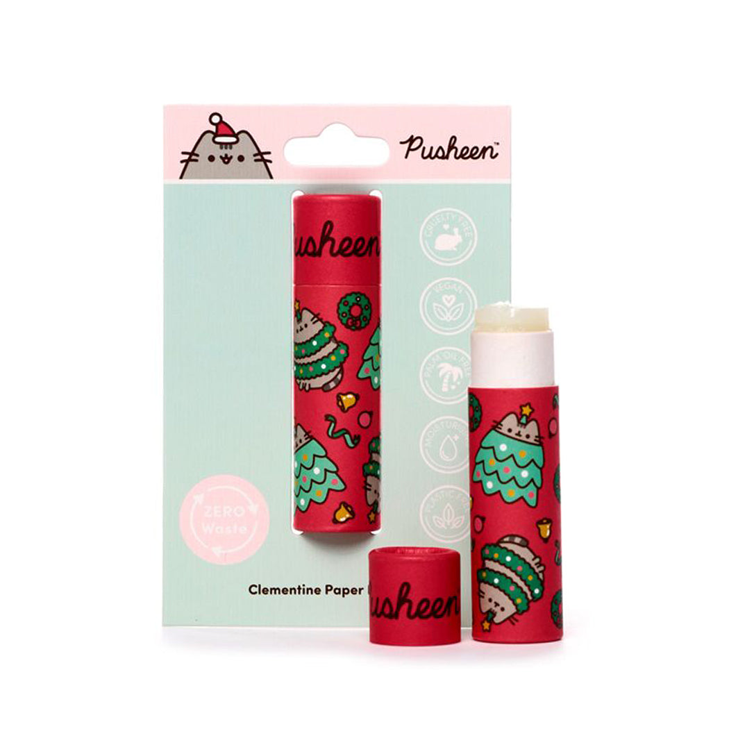 Burro di cacao alla fragranza di mandarino con il simpatico gatto Pusheen.