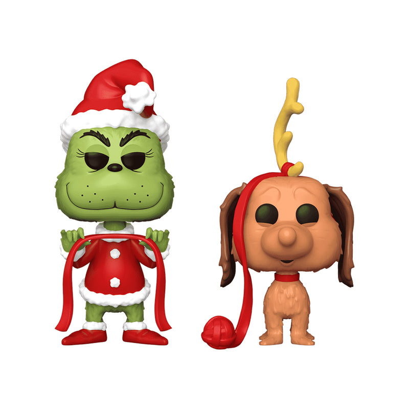 Statuetta collezionabile del Grinch e del cane Max