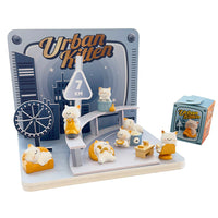 Blind Box della serie Urban Kitten  il dolcissimo gattino alle prese con 6 scene di vita quotidiana più una rara